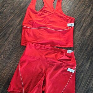 OLD NAVY Active/Powersoft Sports Bra & Bike Short Set NWT/SIZE 2X